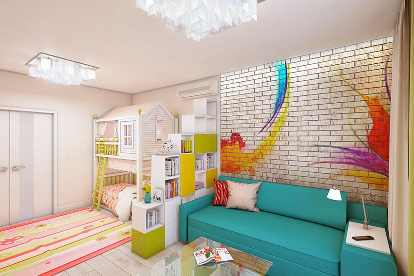 дизайн однокімнатної квартири з дитиною