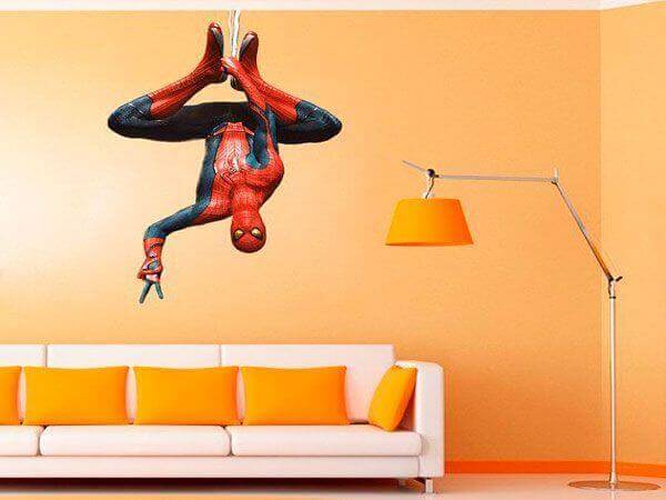 Фотообои Человек паук в интерьере
